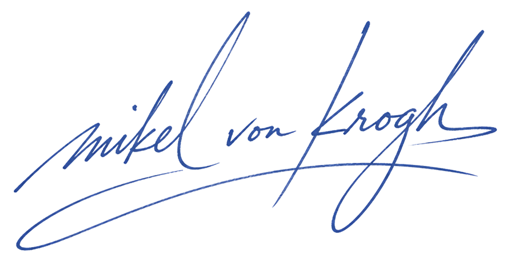 Signatur — Mikel von Krogh